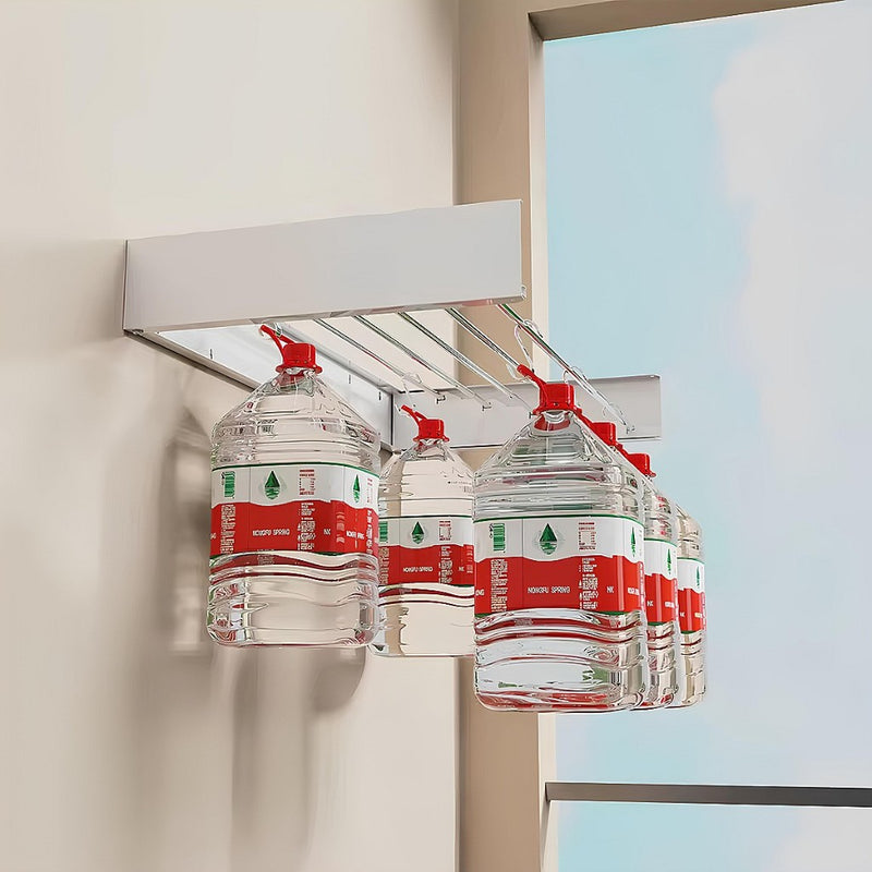 Varal de Parede Retrátil Invisível Dobrável para Roupas Apartamento Prático